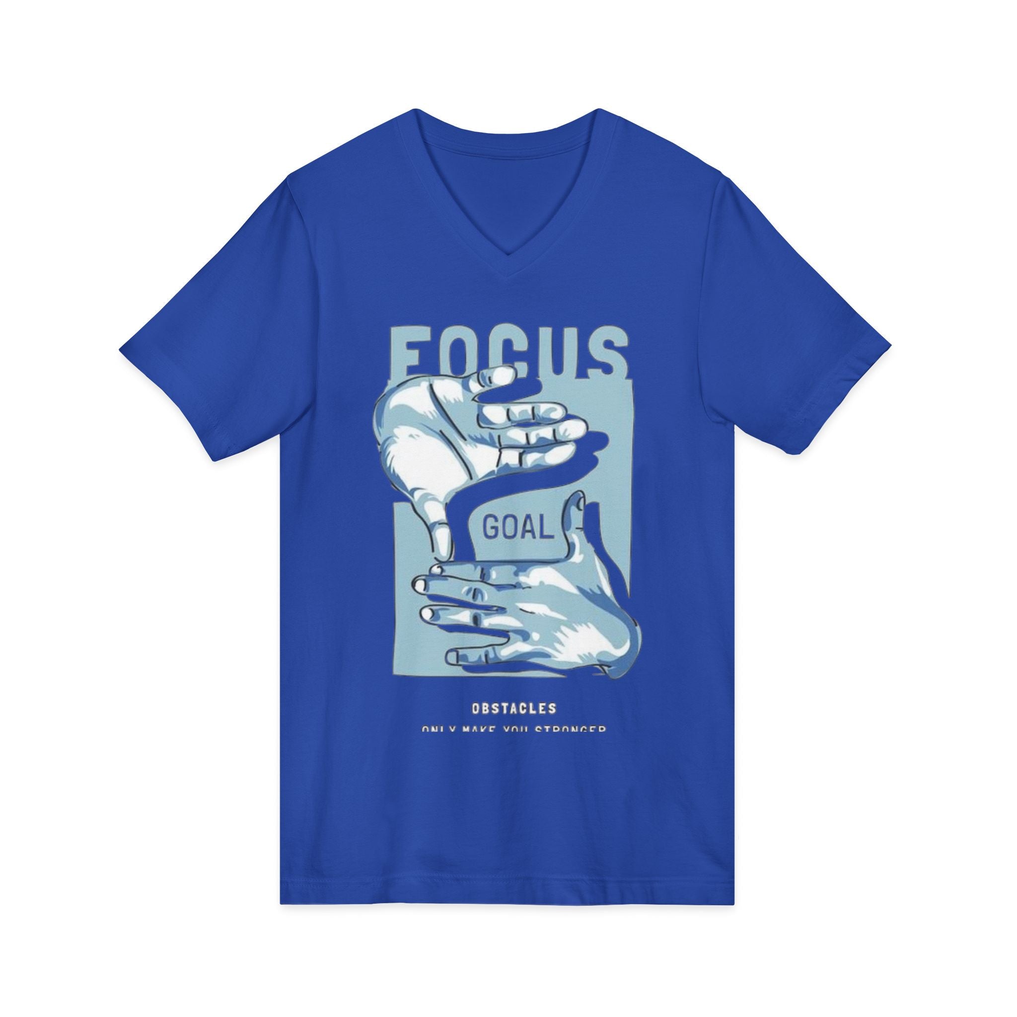 Unisex Jersey Short Sleeve V-Neck Tee