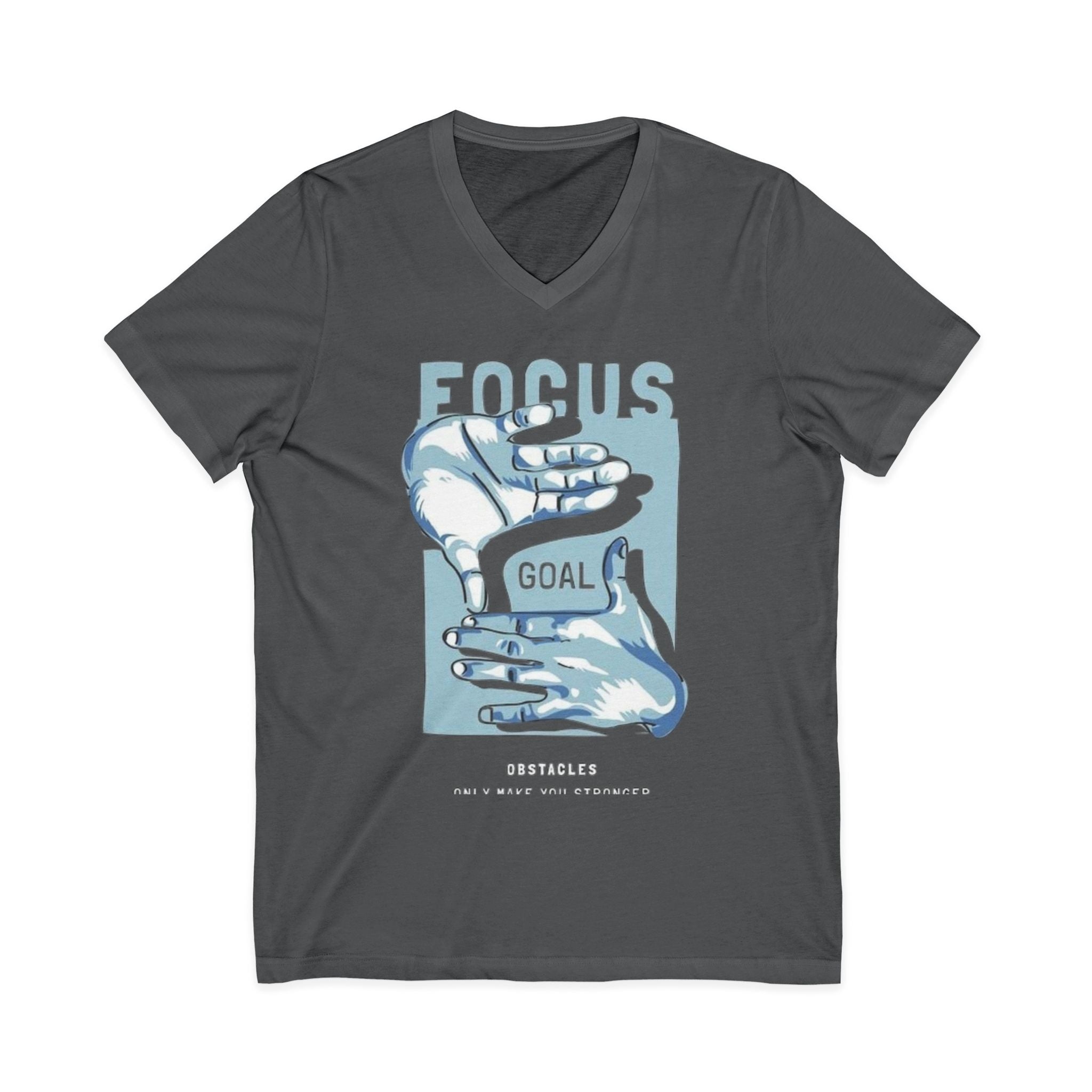 Unisex Jersey Short Sleeve V-Neck Tee