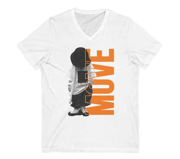 Unisex Jersey Short Sleeve V-Neck Tee