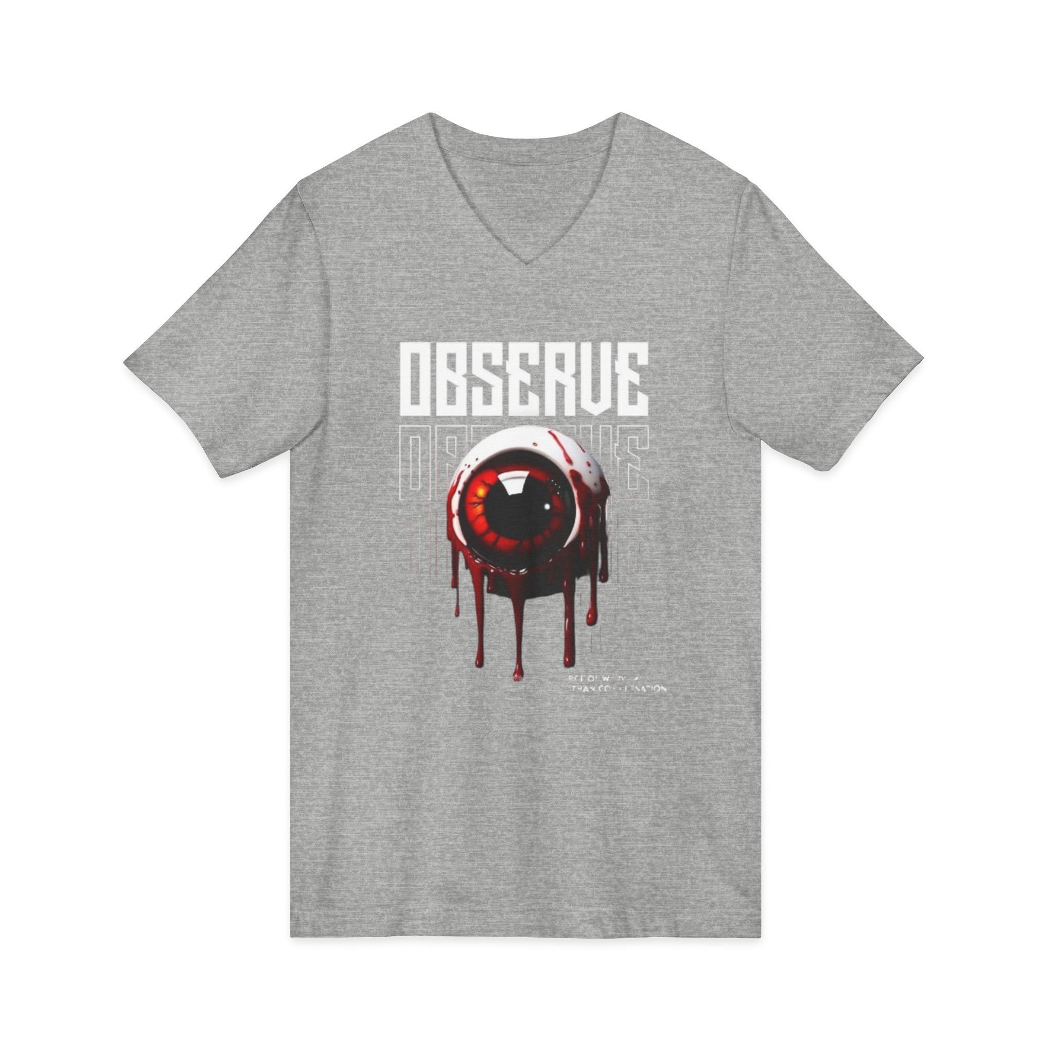 Unisex Jersey Short Sleeve V-Neck Tee