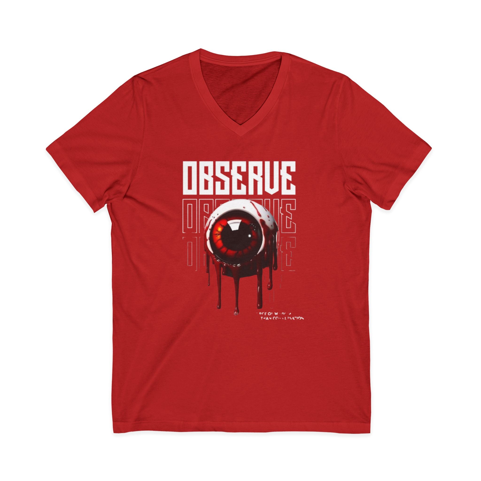 Unisex Jersey Short Sleeve V-Neck Tee