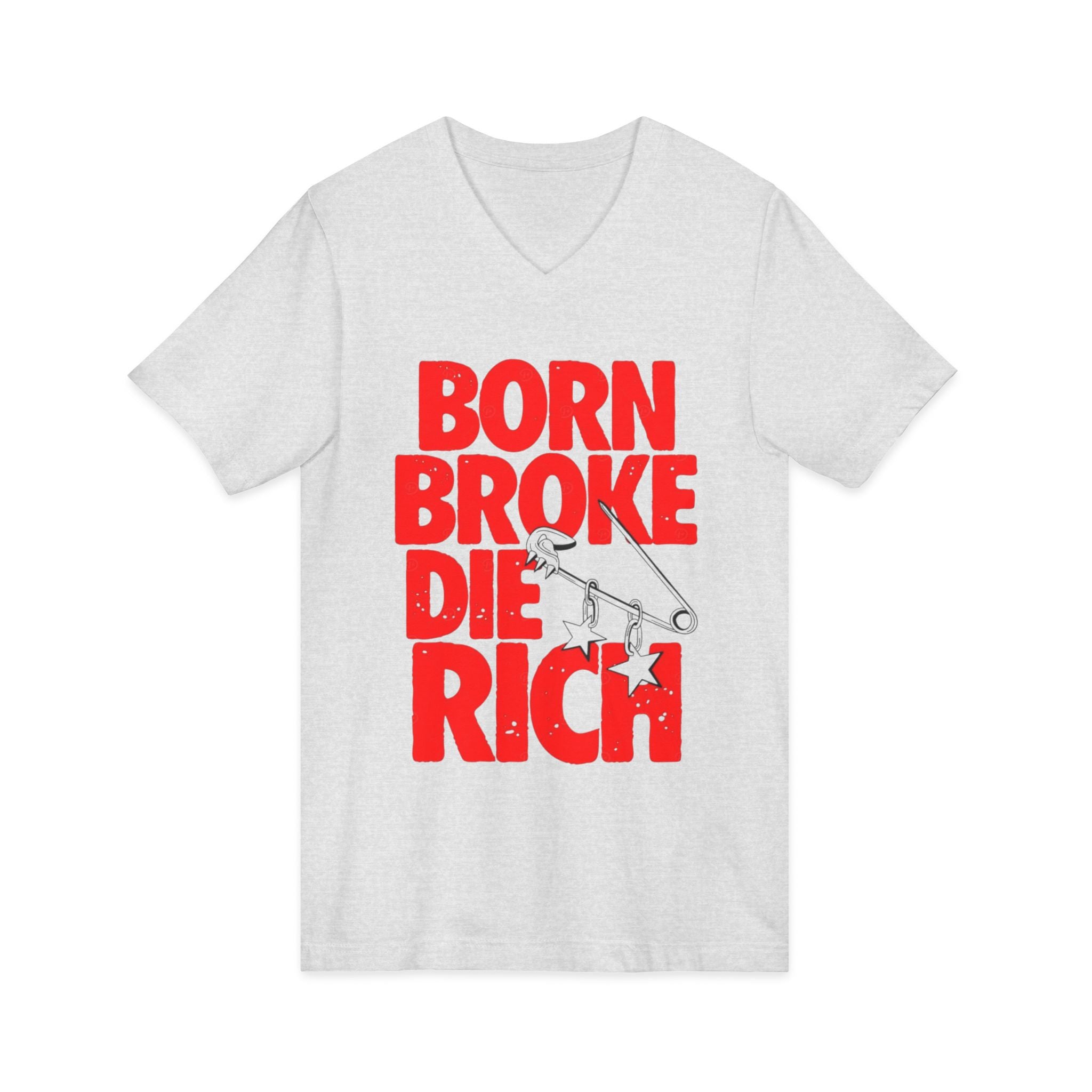 Unisex Jersey Short Sleeve V-Neck Tee