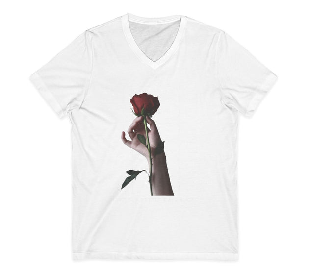 Unisex Jersey Short Sleeve V-Neck Tee