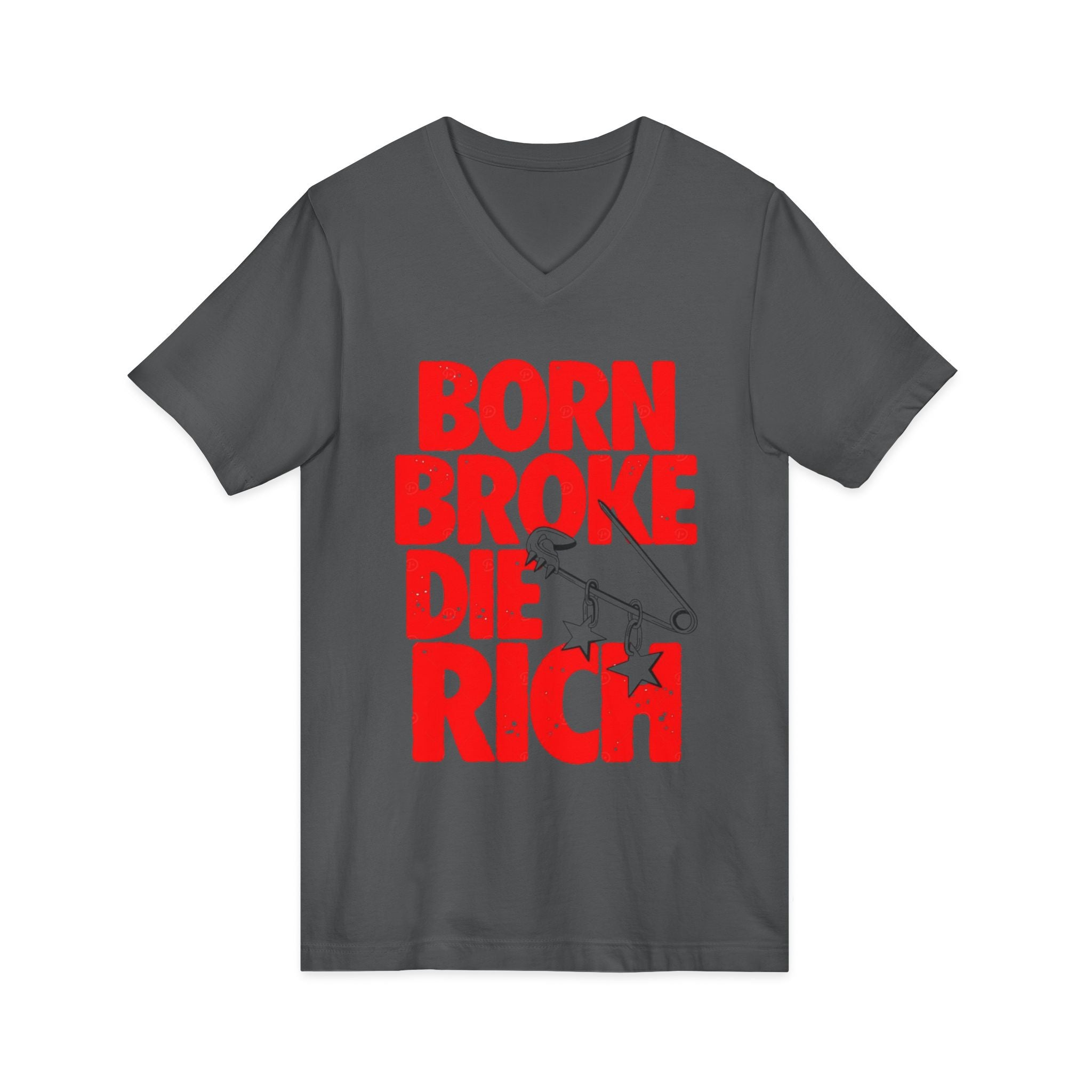 Unisex Jersey Short Sleeve V-Neck Tee