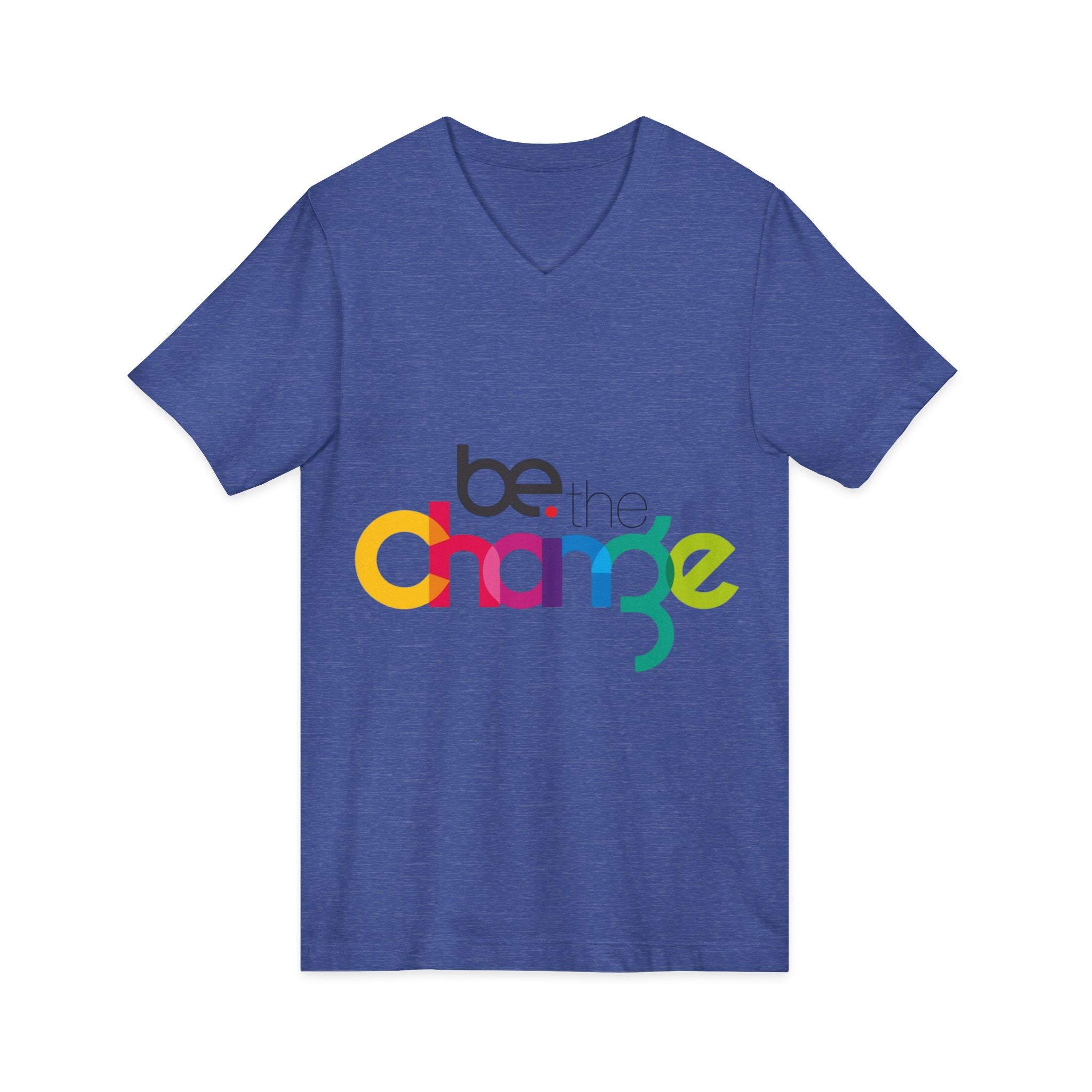 Unisex Jersey Short Sleeve V-Neck Tee