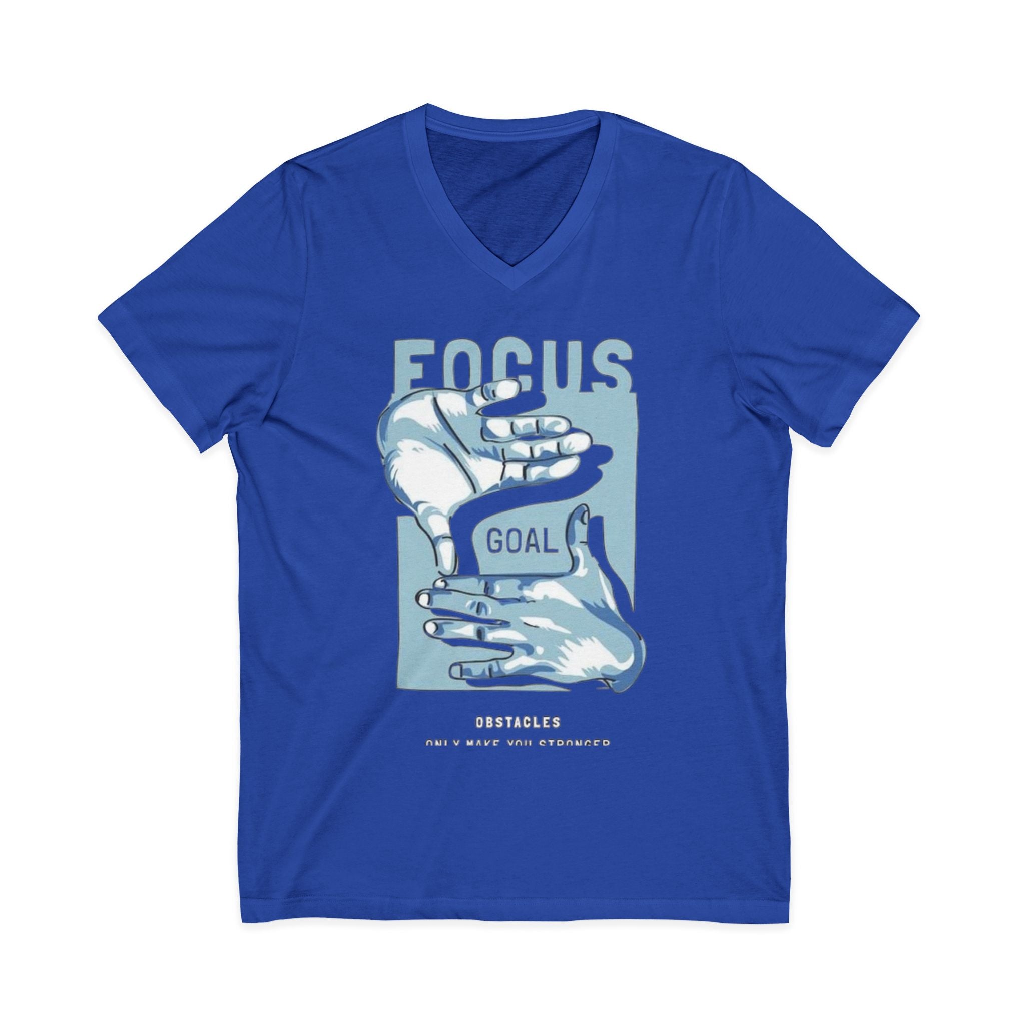 Unisex Jersey Short Sleeve V-Neck Tee