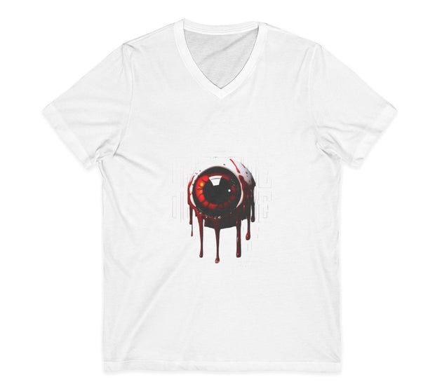 Unisex Jersey Short Sleeve V-Neck Tee