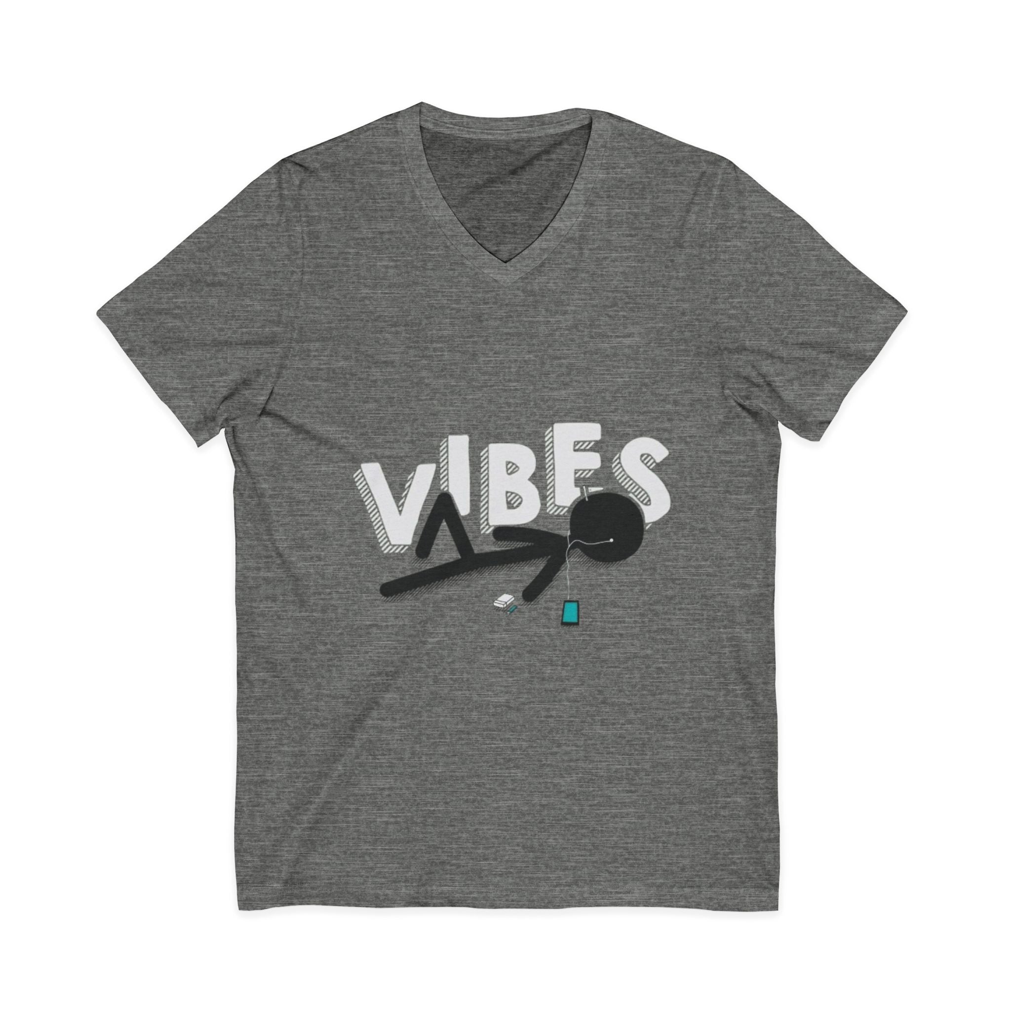 Unisex Jersey Short Sleeve V-Neck Tee