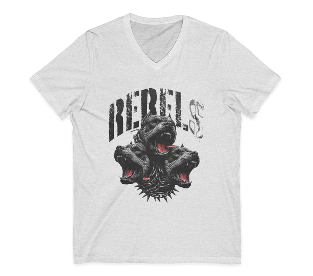 Unisex Jersey Short Sleeve V-Neck Tee