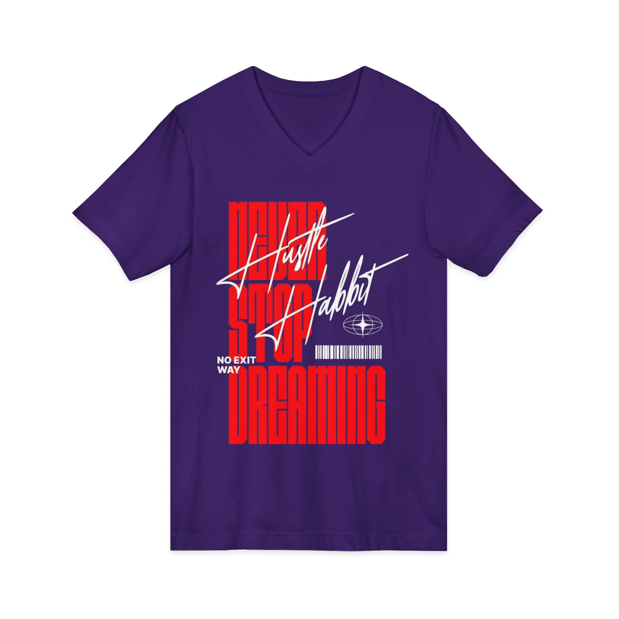 Unisex Jersey Short Sleeve V-Neck Tee