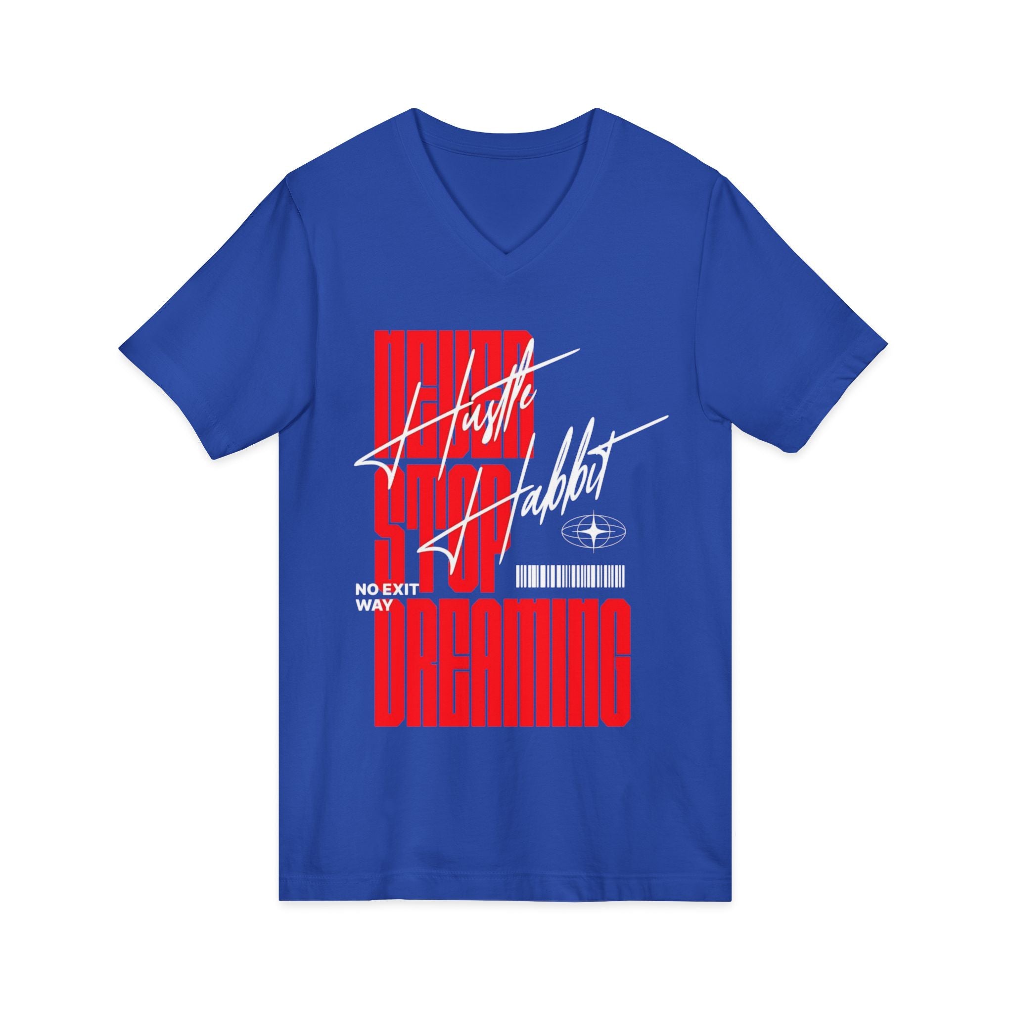 Unisex Jersey Short Sleeve V-Neck Tee