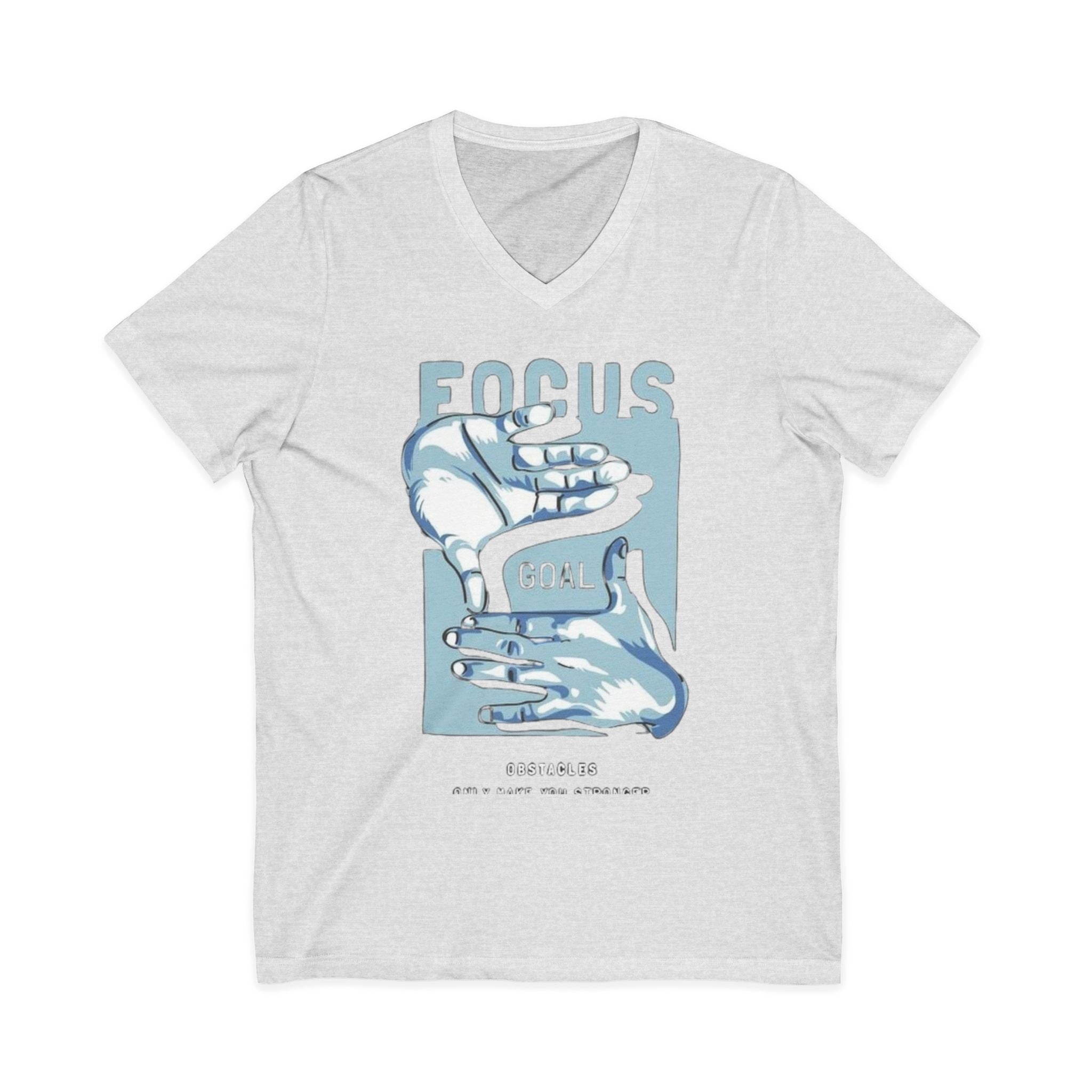 Unisex Jersey Short Sleeve V-Neck Tee