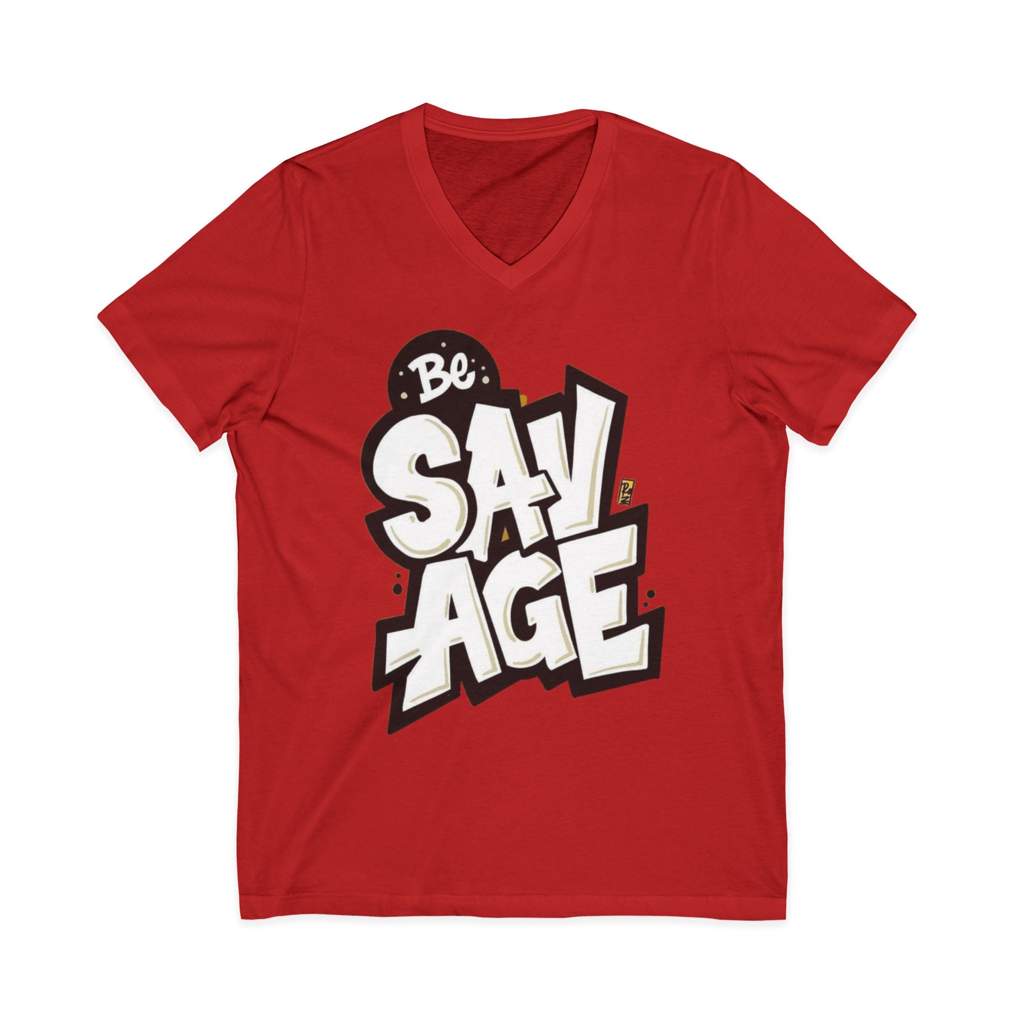 Unisex Jersey Short Sleeve V-Neck Tee