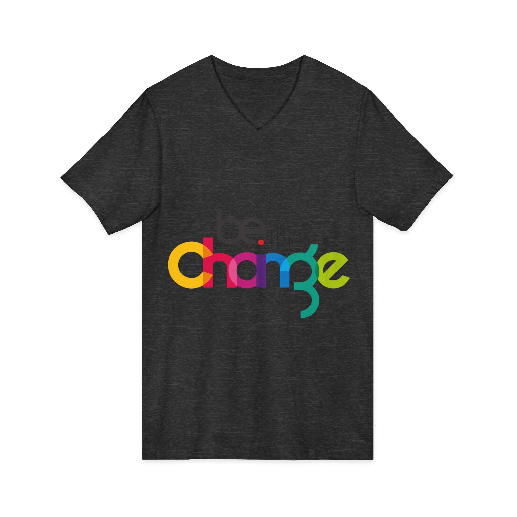 Unisex Jersey Short Sleeve V-Neck Tee