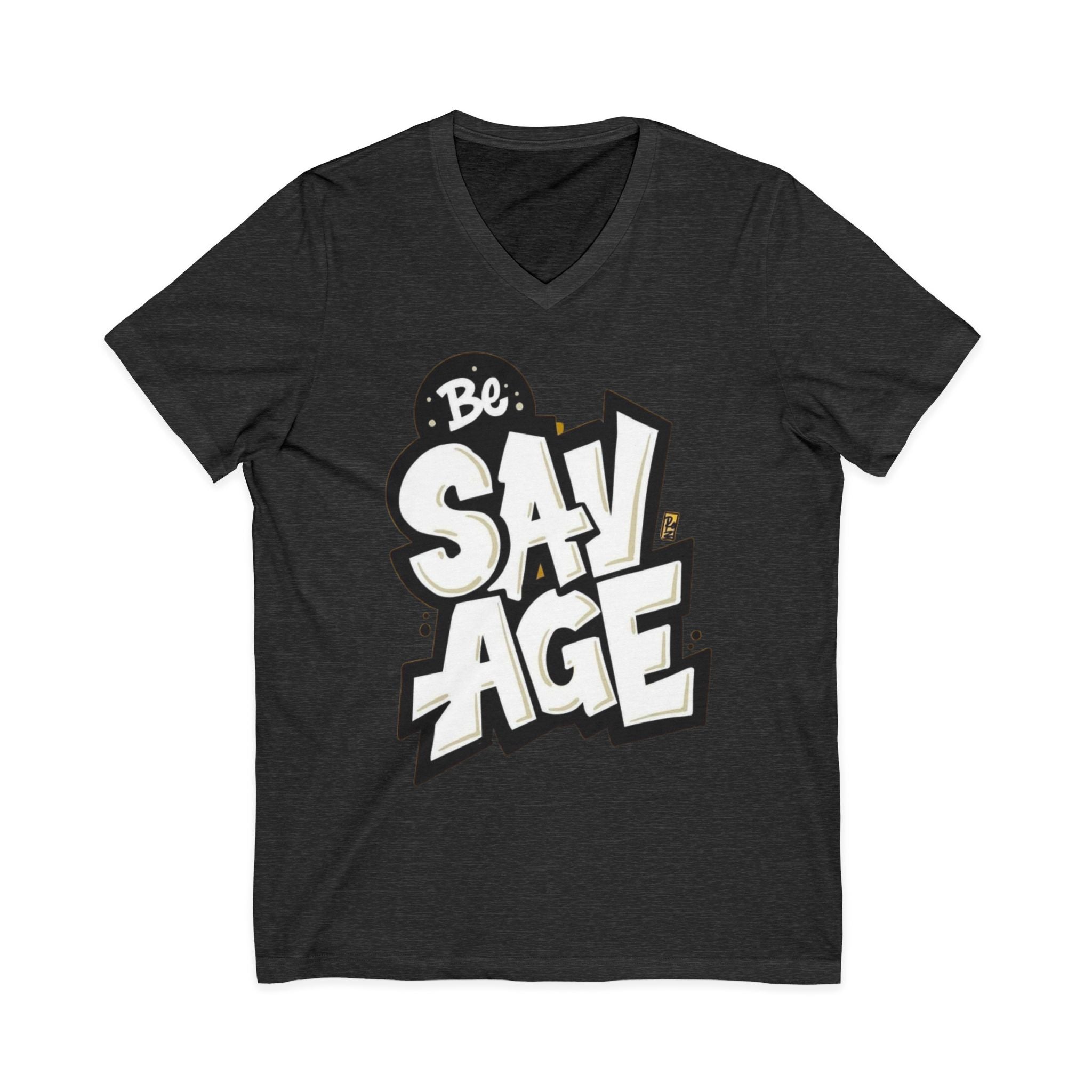 Unisex Jersey Short Sleeve V-Neck Tee