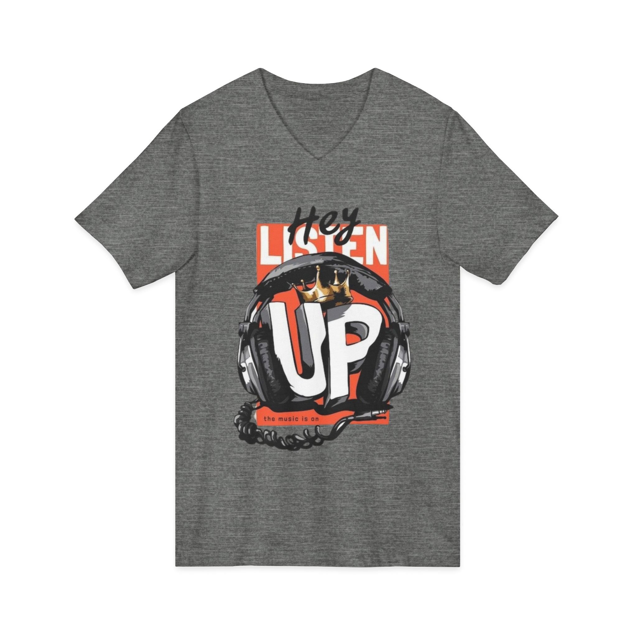 Unisex Jersey Short Sleeve V-Neck Tee