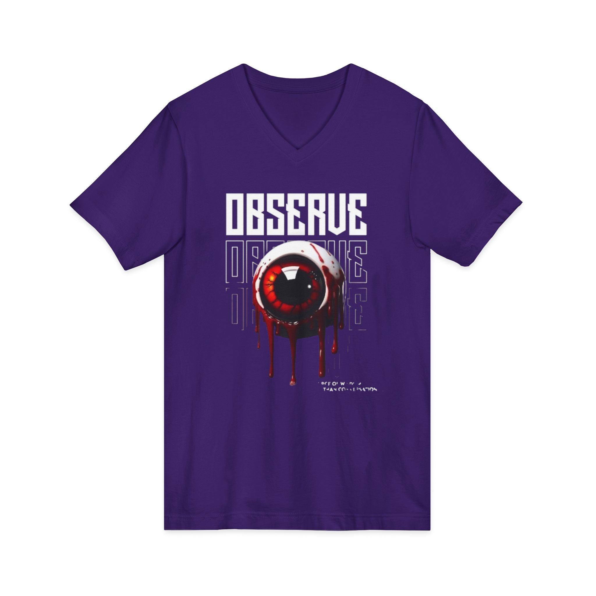 Unisex Jersey Short Sleeve V-Neck Tee