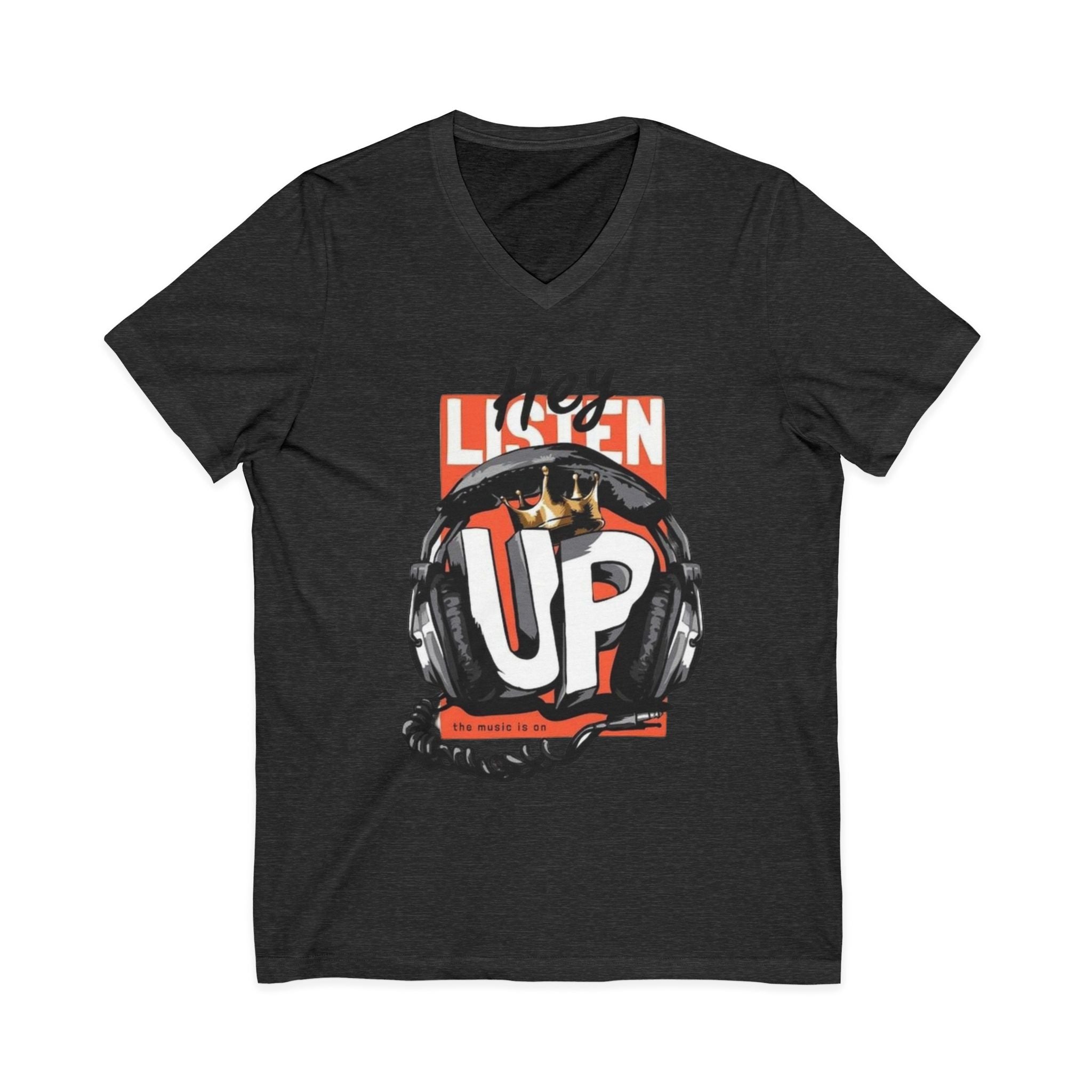 Unisex Jersey Short Sleeve V-Neck Tee