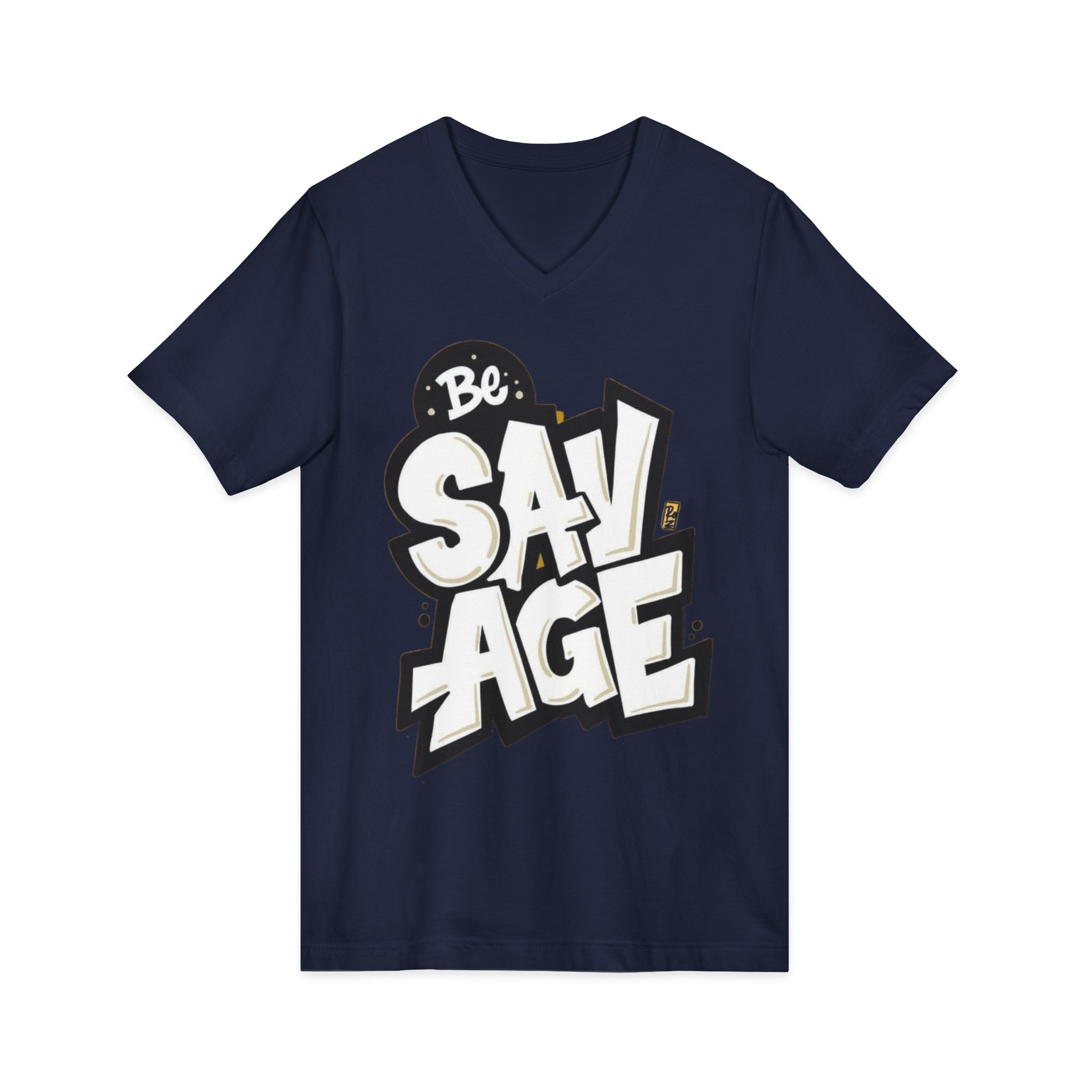 Unisex Jersey Short Sleeve V-Neck Tee