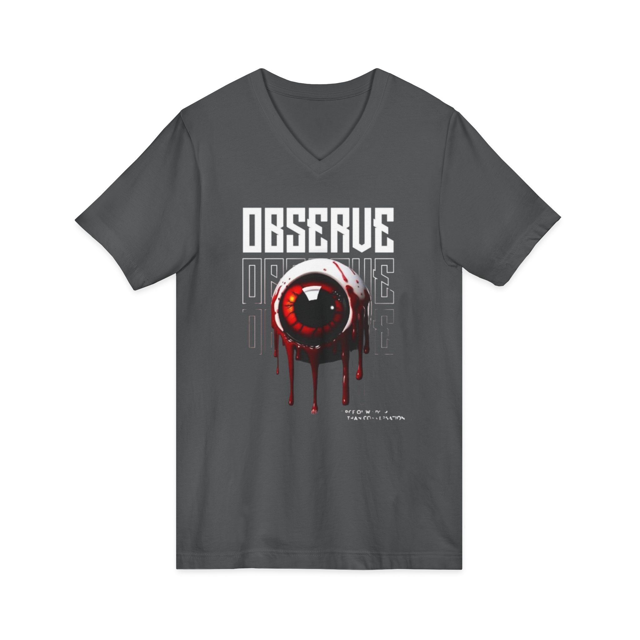 Unisex Jersey Short Sleeve V-Neck Tee