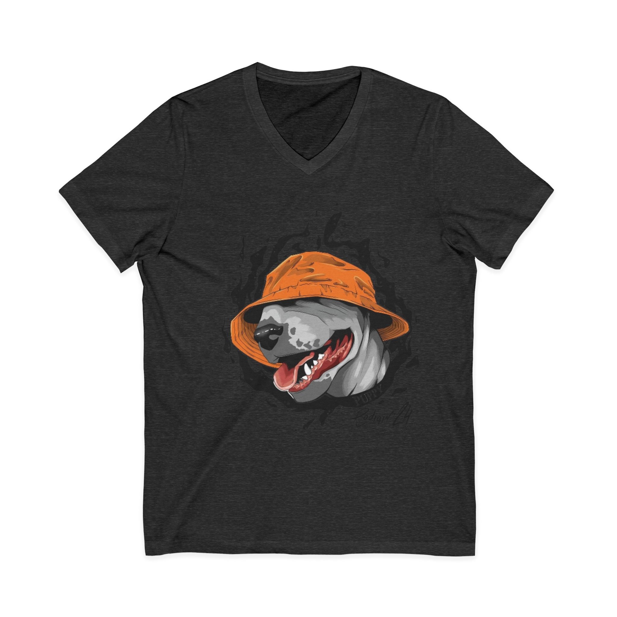 Unisex Jersey Short Sleeve V-Neck Tee