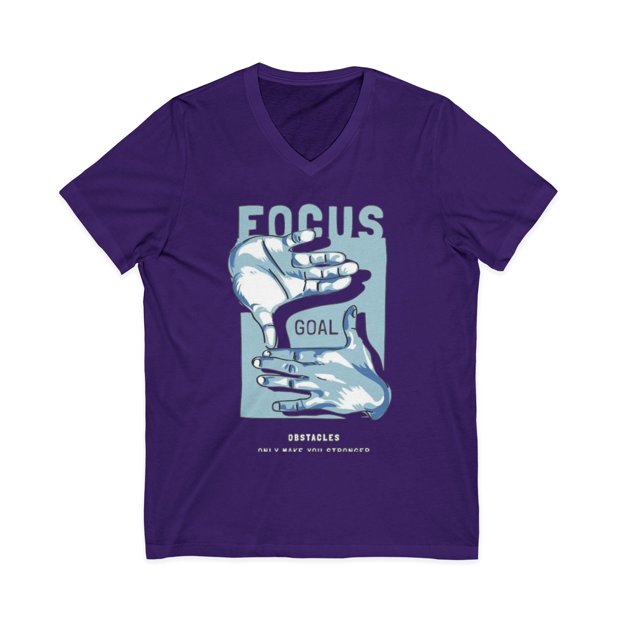 Unisex Jersey Short Sleeve V-Neck Tee