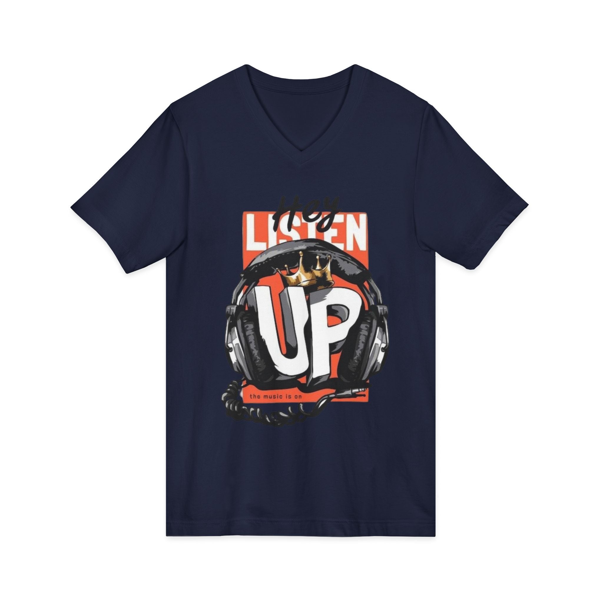 Unisex Jersey Short Sleeve V-Neck Tee