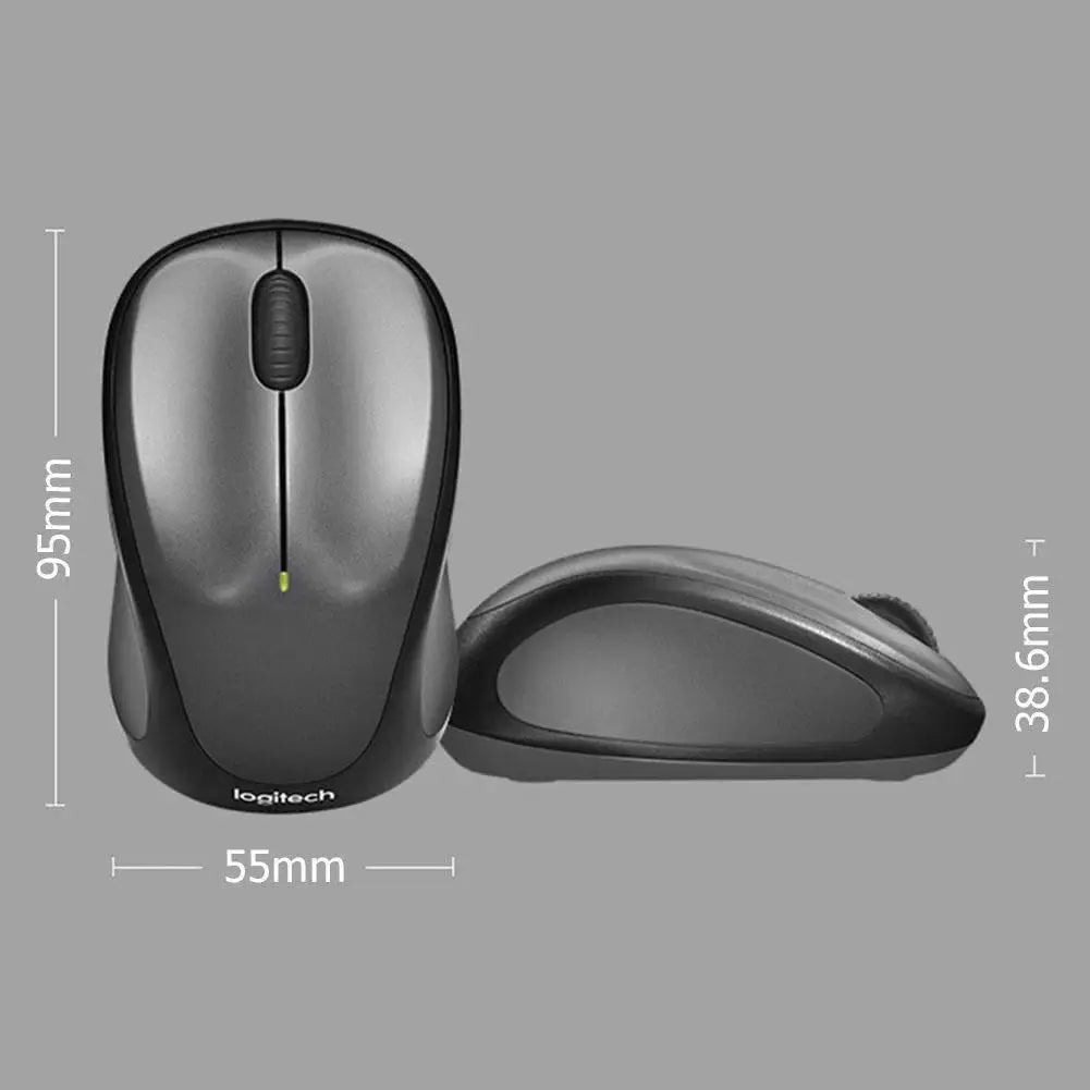 Logitech M325s M235 3 Buttons USB Wireless Mouse 1000 DPI 2.4G Unifying Receiver Mice Contour Shape And Texture Rubber Grip