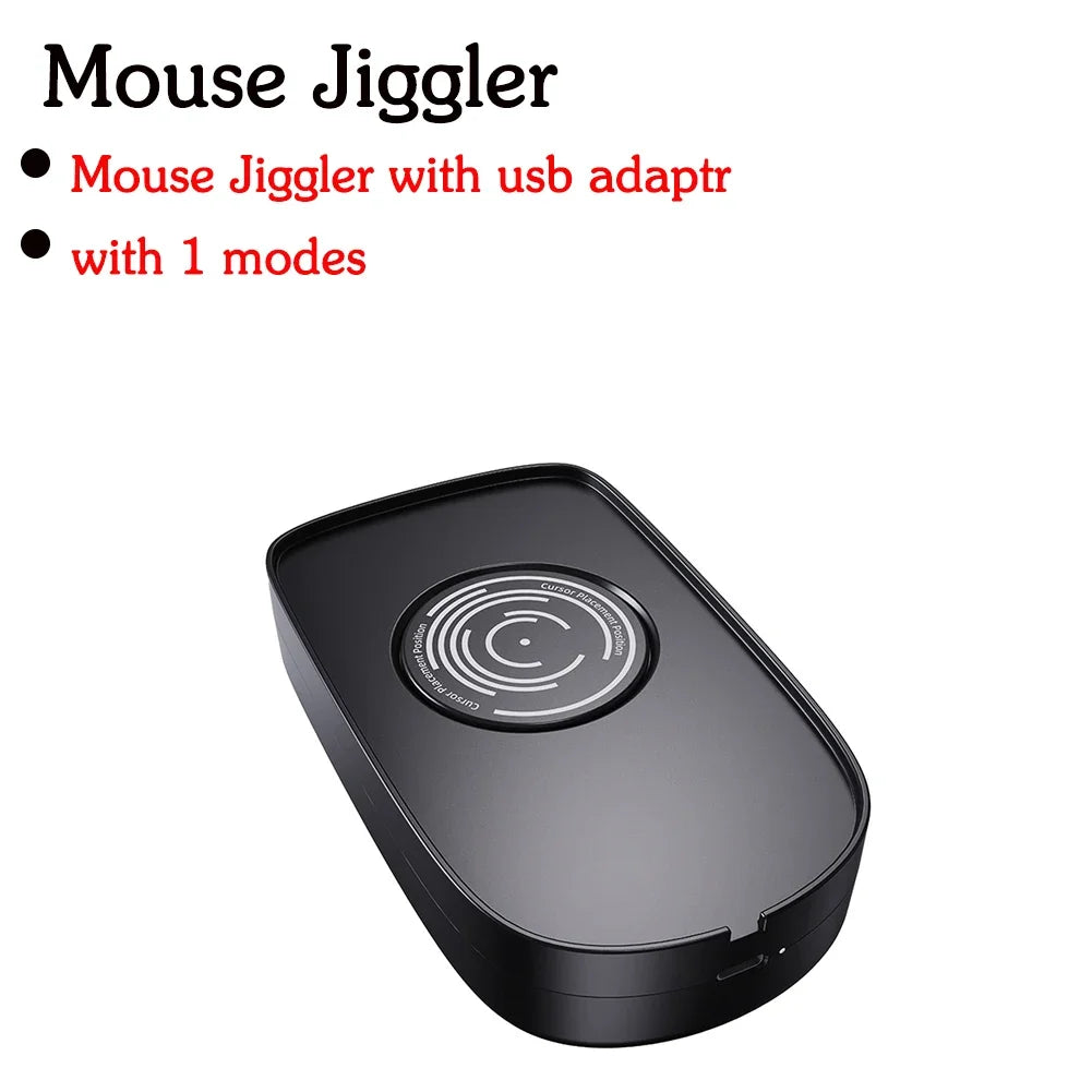 Mouse Jiggler Undetectable Mouse Mover Virtual Mouse Movement Simulator with ON/OFF Switch for Computer Awakening Lock Screen
