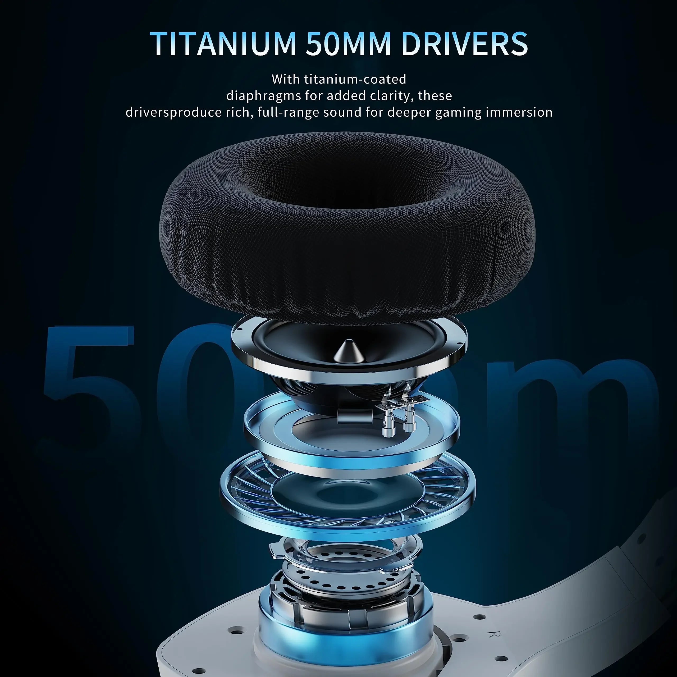 BINNUNE BW01 Wireless Gaming Headset with Mic for PC PS4 PS5 2.4G Bluetooth USB Gamer Headphones with Mic for Laptop Computer