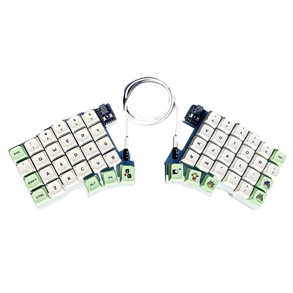 Split Keyboard Wired Ergonomics Keyboard Hot Swap Programmable Keyboard Left Right Hand Keyboard Customized PC Gamer Accessories