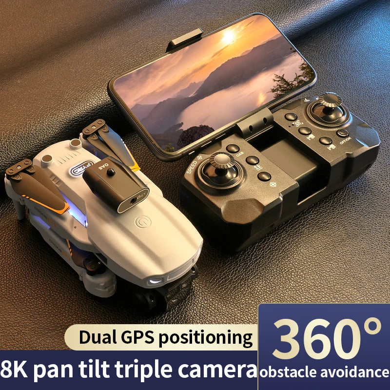 2024 P1 Mini Drone 8K Profesional 4K HD Camera Obstacle Avoidance Aerial Photography 5G 10Km Foldable Quadcopter Toy Sell Apron