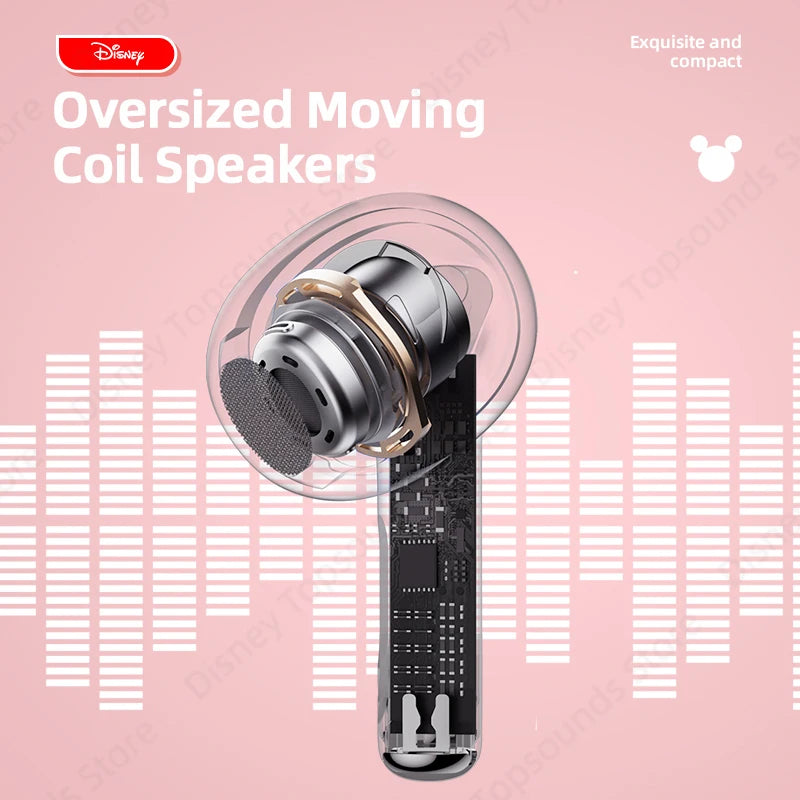 Choice US Disney LK-10  Bluetooth 5.2 Immersive Sound Earphones Long Endurance Earbuds Fast Charging Gaming Headphones with Mic