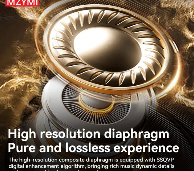 MZYMI S07 ANC Wireless Headset TWS Active Noise Cancelling In Ear Headphone Bluetooth ENC Music Earphone Support APP Control