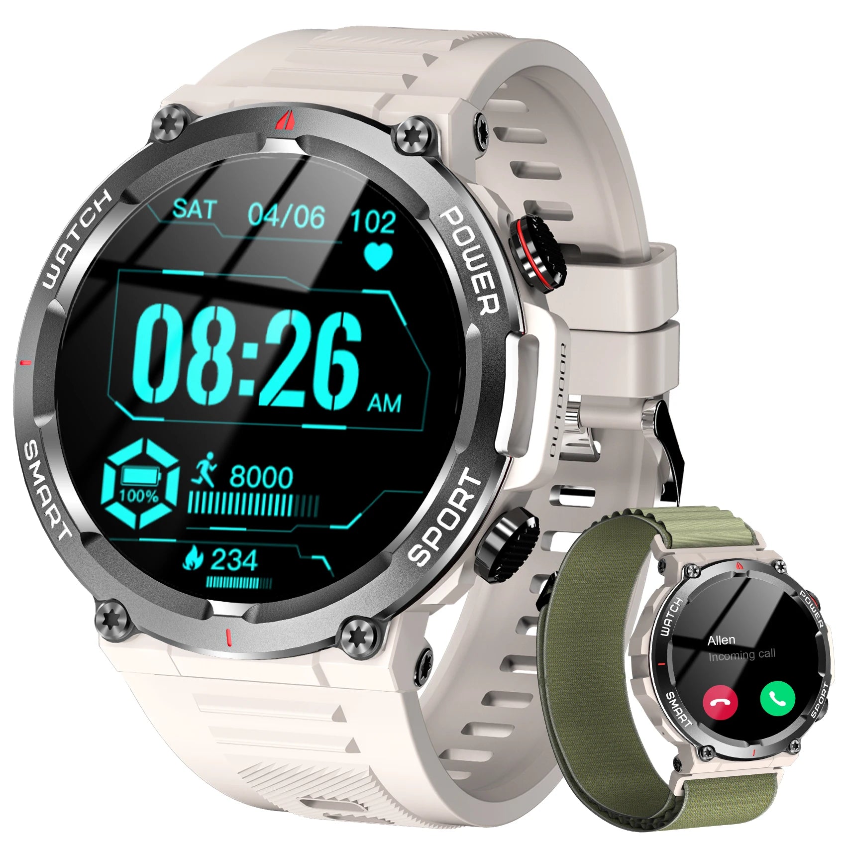 Blackview W50 Waterproof Smartwatch 1.39” HD Touch Screen Women Watches Bluetooth Calling Fitness Tracking Sport Man Smart Watch