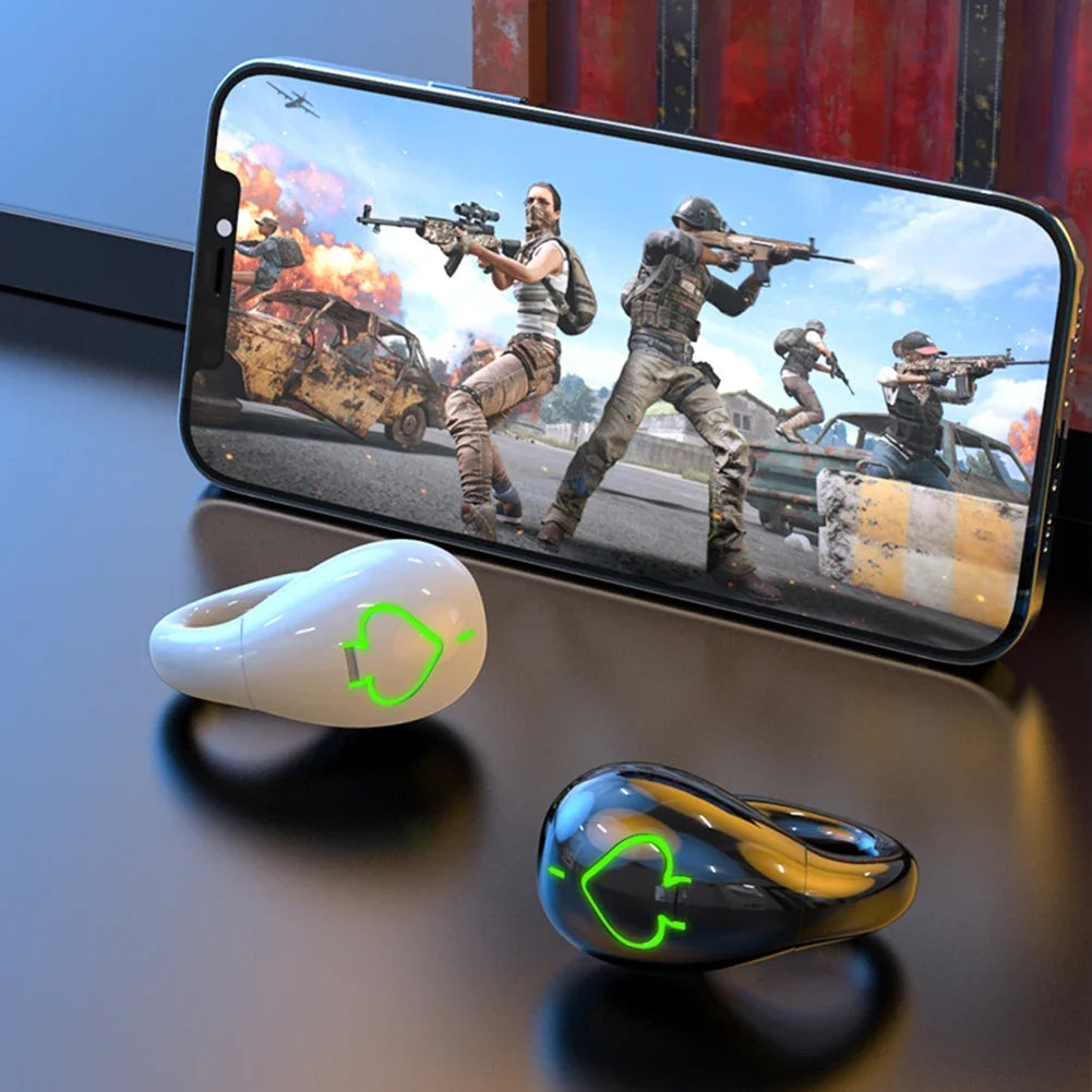 Comfortable IPX5 Waterproof Bone Conduction Earbuds with Bluetooth 5.3 Ergonomic Design for Sports and Gaming