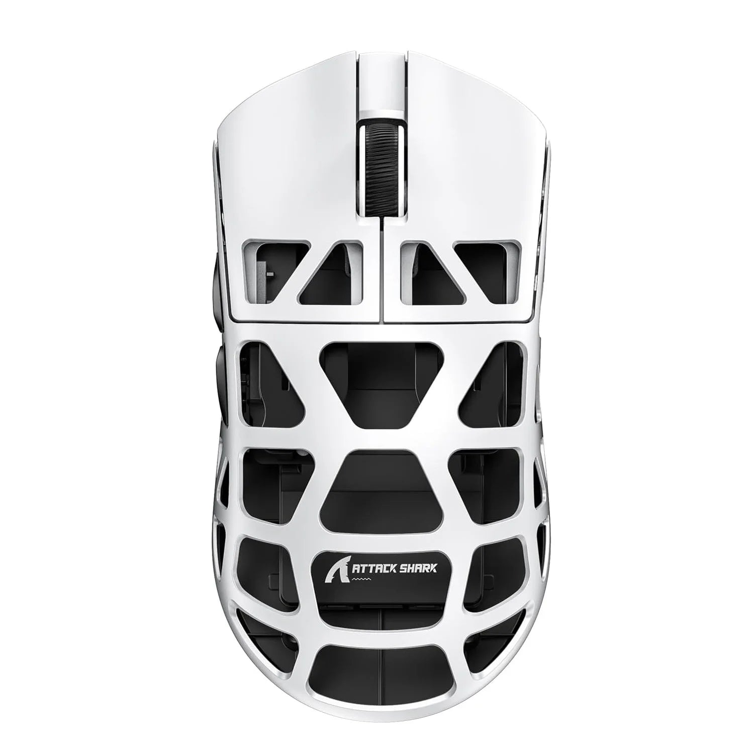 Attack Shark R3 Wireless Gaming Mouse,PAW3395 Up to 26K DPI 8KHz Return Rate,Magnesium Alloy 46G Ultralight Hollowed Design, Tri