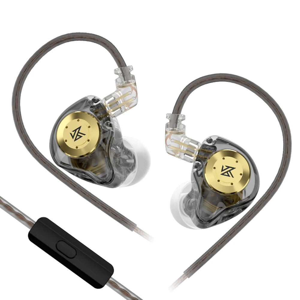Earphone Monitor Headphones In Ear Earbuds Sport Noise Headphones HIFI Bass Earbuds Games Earphones with Mic