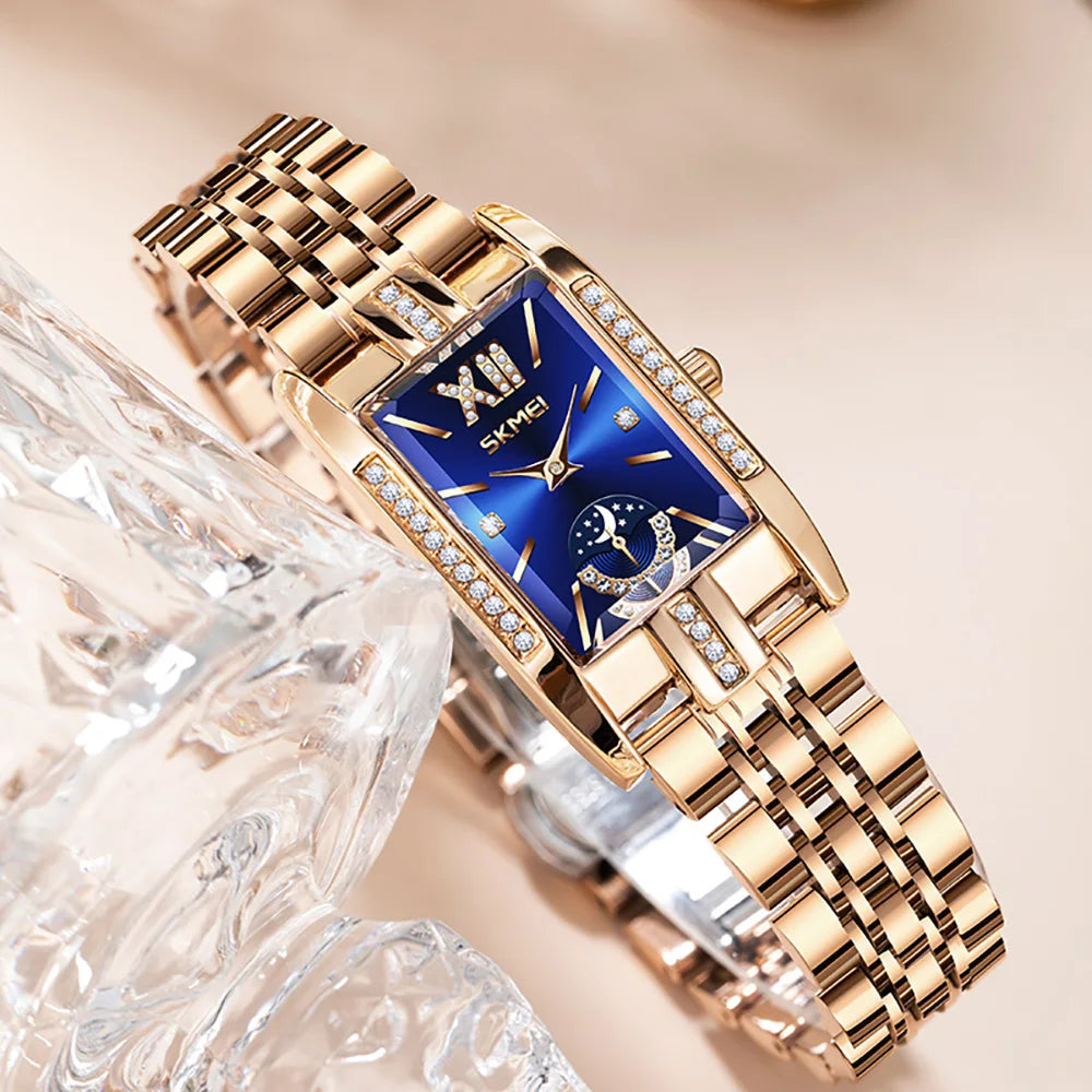 New Fashion Stainless Steel Date Women Watches Casual 30M Waterproof Girl Ladies Wristwatch Female Clock Relogio Feminino