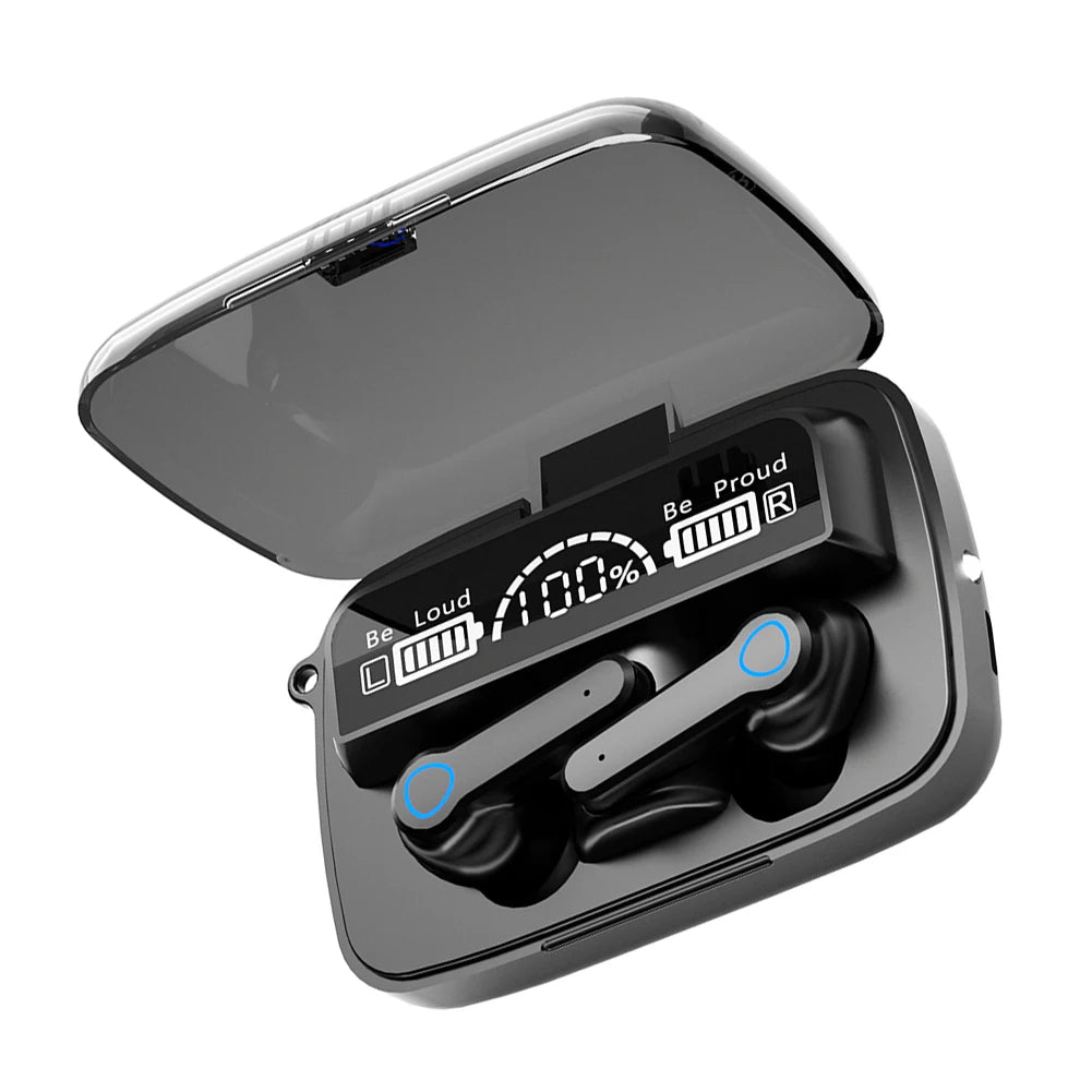 Wireless Headphones LED Digital Display In Ear Headset Bluetooth-Compatible IPX7 Waterproof for Apple Android 3rd 4th Phone