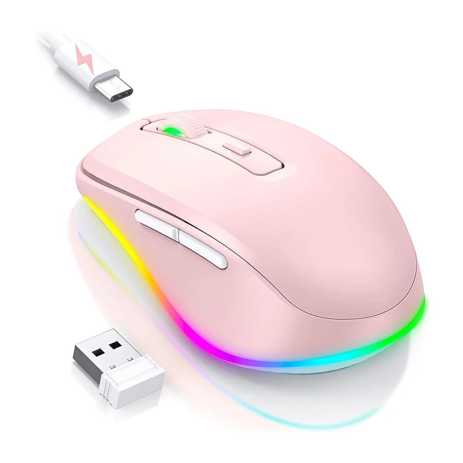 SEENDA Wireless Mouse Jiggler LED Rechargeable Moving Mouse Mover for Laptop with Undetectable Random Movement