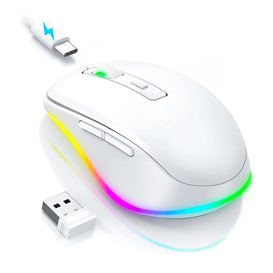 SEENDA Wireless Mouse Jiggler LED Rechargeable Moving Mouse Mover for Laptop with Undetectable Random Movement