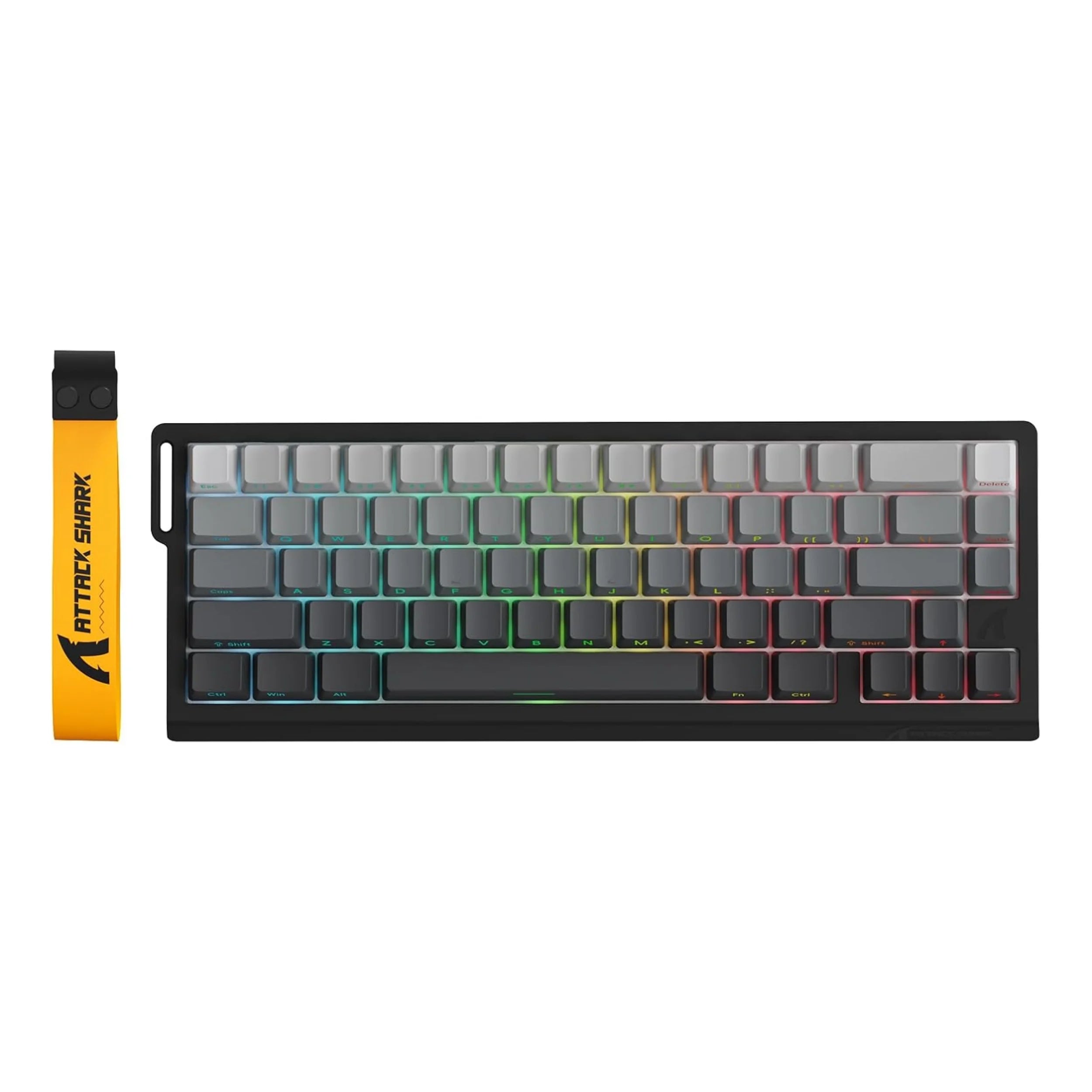 MAMBASNAKE x ATTACK SHARK X68 PRO HE Wireless Rapid Trigger Gaming Keyboard with Adjustable Actuation,8K Polling Rate