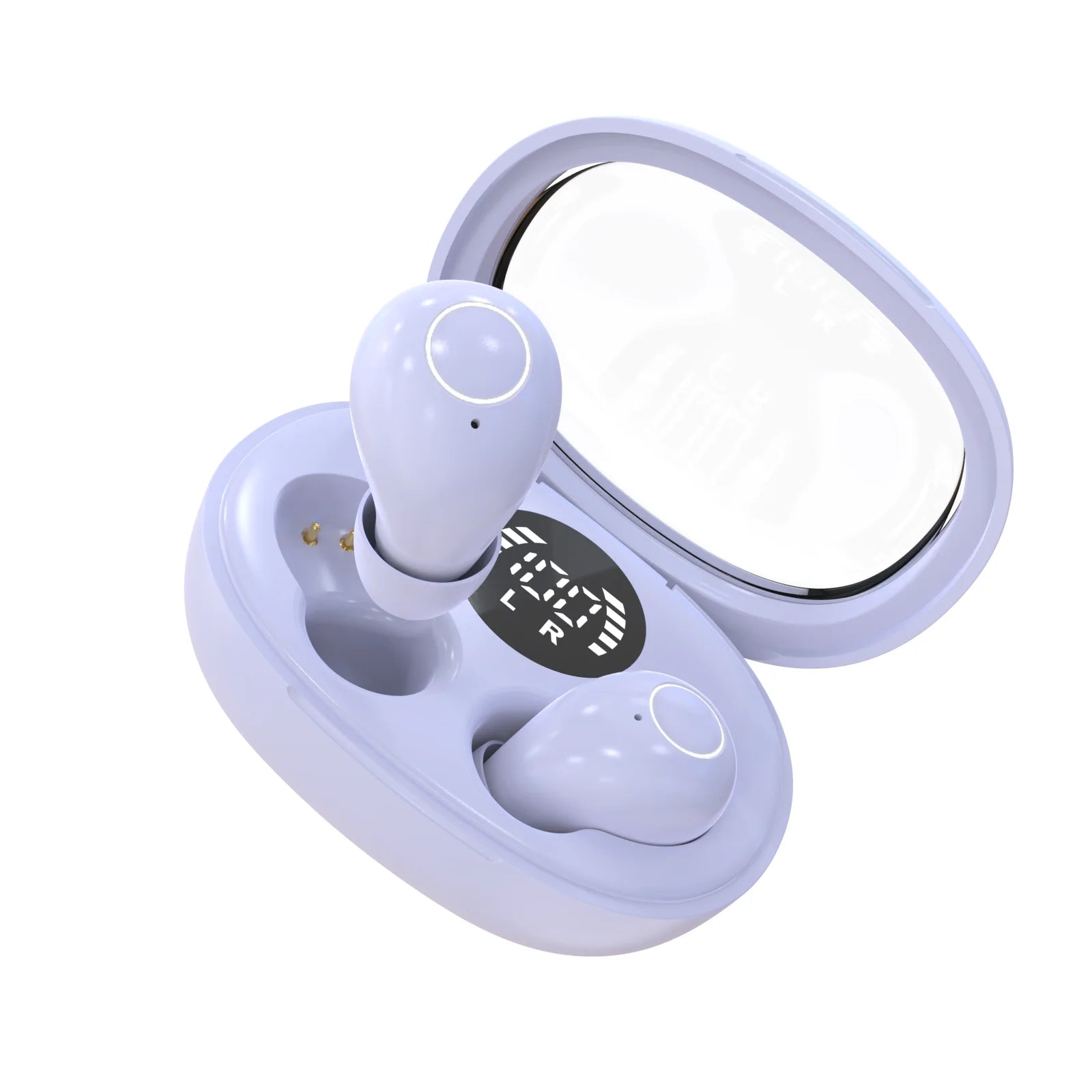 Invisible Sleep Wireless Bluetooth Earphone Headset with Mic，Smallest Tiny Earbuds Hidden Headphones Small Ears Sleep Buds