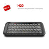 2.4GHz Backlit Wireless Keyboard IR Leaning Remote Control Touch Screen Backlight Keyboard Colorful LED with USB Dongle Receiver