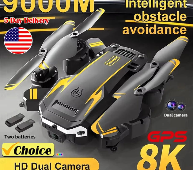 QJ S6/G6 GPS Drone 4K Professional HD Camera Foldable Quadcopter RC Helicopter FPV WIFI Obstacle Avoidance C0 Dron toys