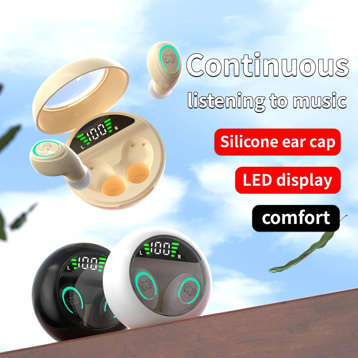 SK TWS 5.4 Bluetooth Headphones In Ear Wireless Earphones With Mic HD Earbuds HiFi Music Sports Headset For iPhone Huawei Xiaomi