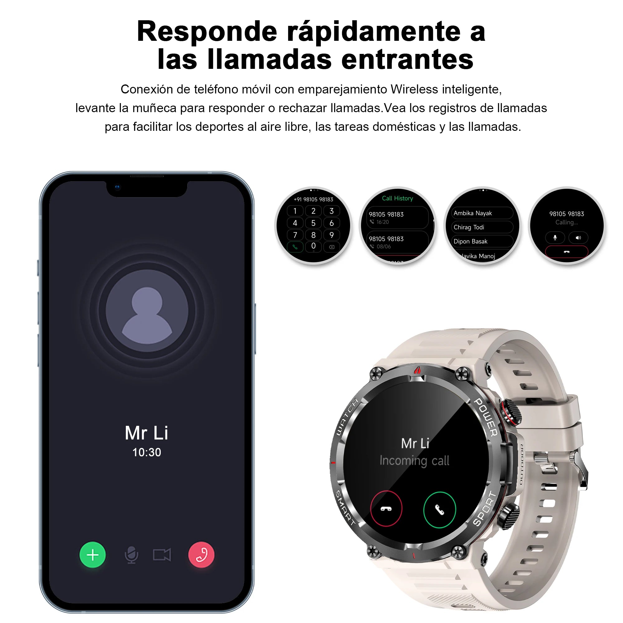 Blackview W50 Waterproof Smartwatch 1.39” HD Touch Screen Women Watches Bluetooth Calling Fitness Tracking Sport Man Smart Watch