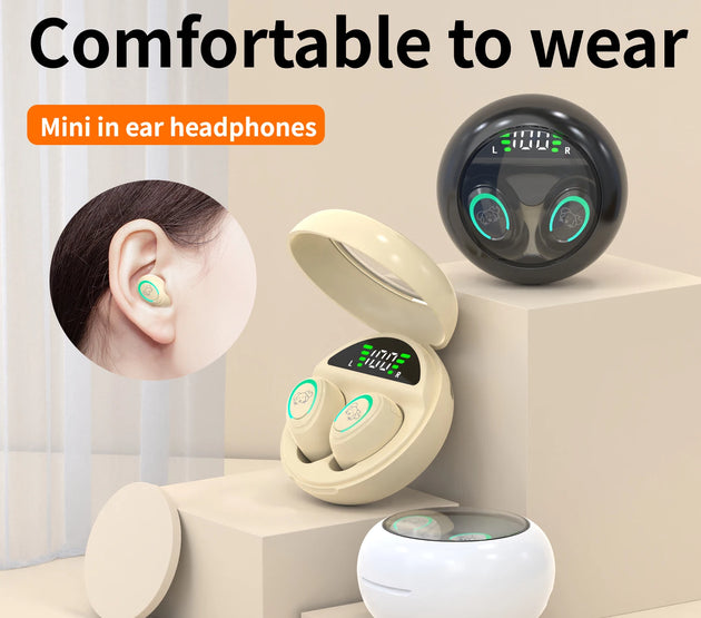 SK TWS 5.4 Bluetooth Headphones In Ear Wireless Earphones With Mic HD Earbuds HiFi Music Sports Headset For iPhone Huawei Xiaomi