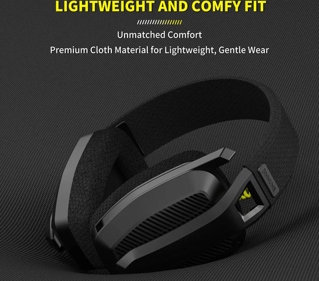 BINNUNE 2.4GHz Wireless Gaming Headset with Mic for PS5 PS4 PC Mac Playstation Bluetooth Gaming Headset with Microphone